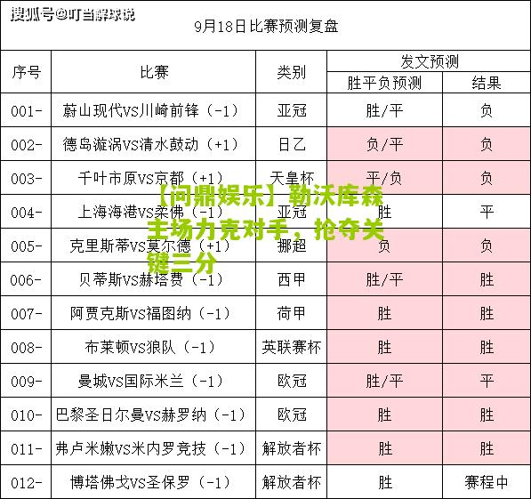 勒沃库森主场力克对手，抢夺关键三分